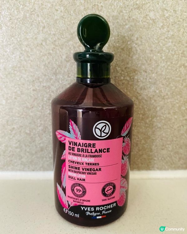 Yves Rocher➡️木莓水漾亮澤護髮醋 & 防脫精華