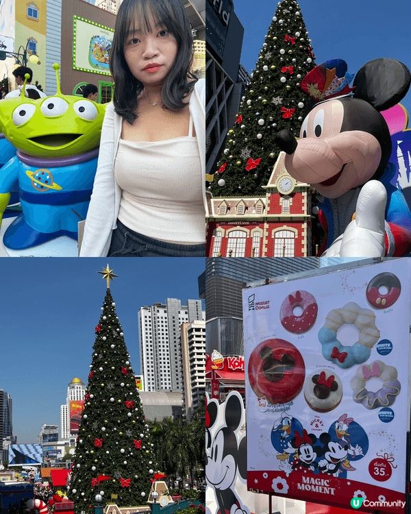 泰國central world今年跟香港迪士尼合作的大型户外...