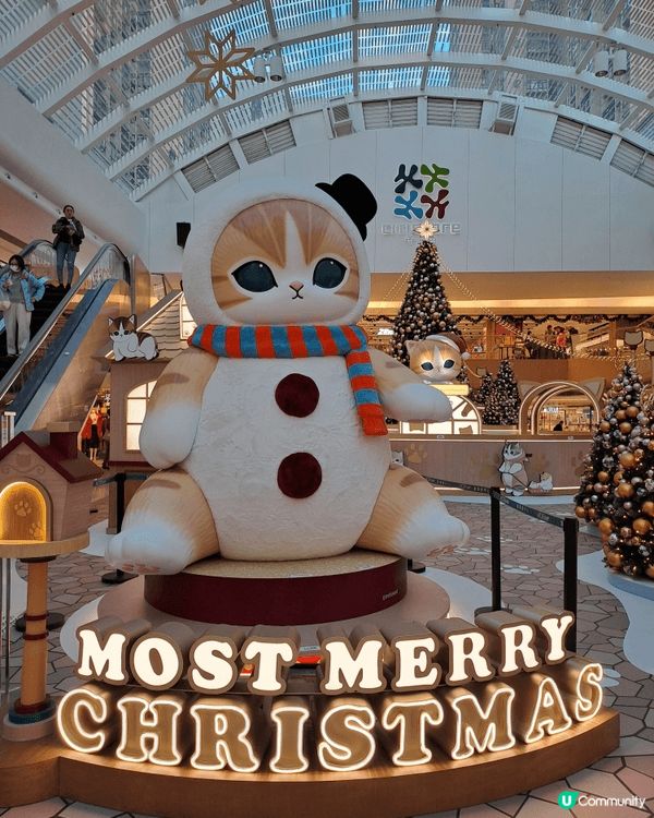 全港首個mofusand夢幻聖誕村登陸馬鞍山新港城中心，多款...