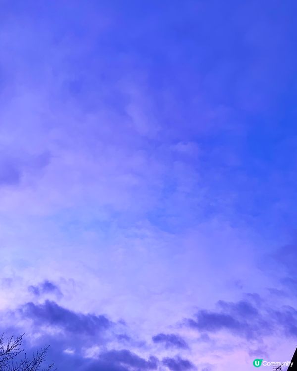 『英國』紫色日落好靚💜原來係落雪先兆❄️
