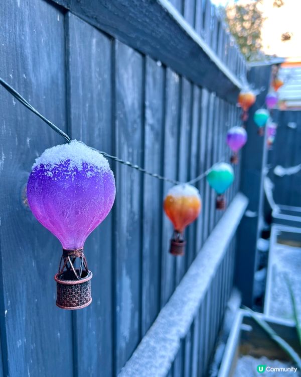『英國』紫色日落好靚💜原來係落雪先兆❄️