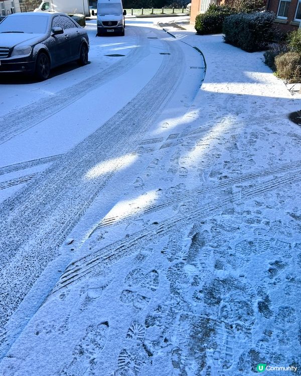 『英國』紫色日落好靚💜原來係落雪先兆❄️
