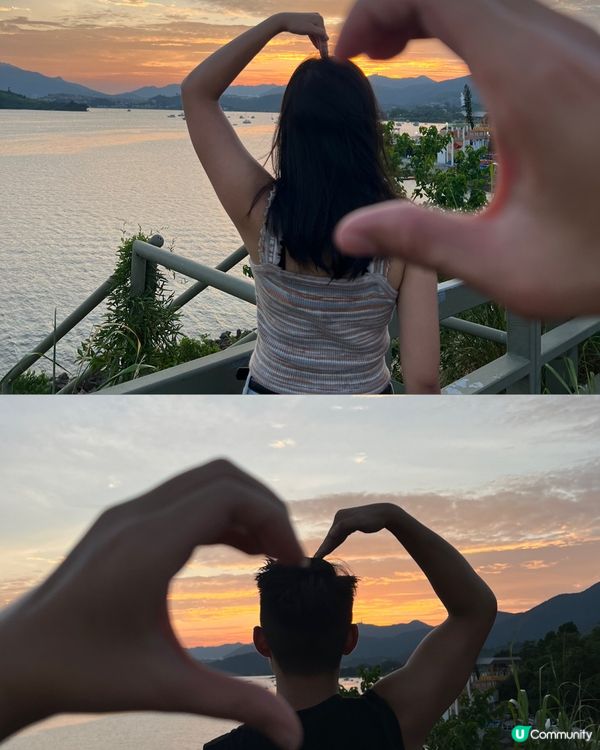 香港必去日落美景，沿途踩單車🚲欣賞香港的風光🥰