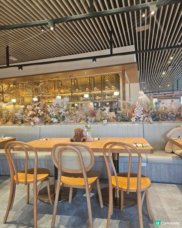 下午茶好去處！花束熊仔佈置靚靚 🐻💐