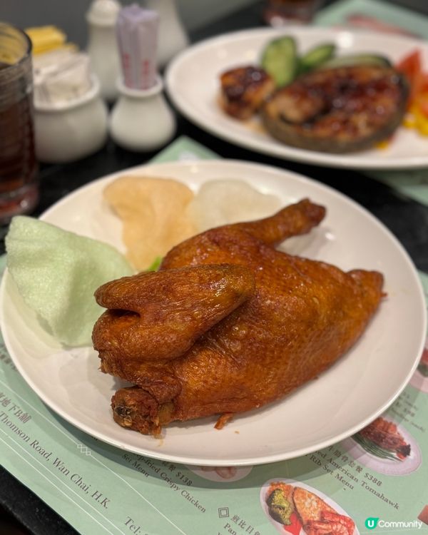 灣仔明寶石餐廳💝必食脆皮烤雞🤤套餐好抵食👍🏻