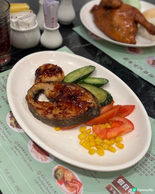 灣仔明寶石餐廳💝必食脆皮烤雞🤤套餐好抵食👍🏻