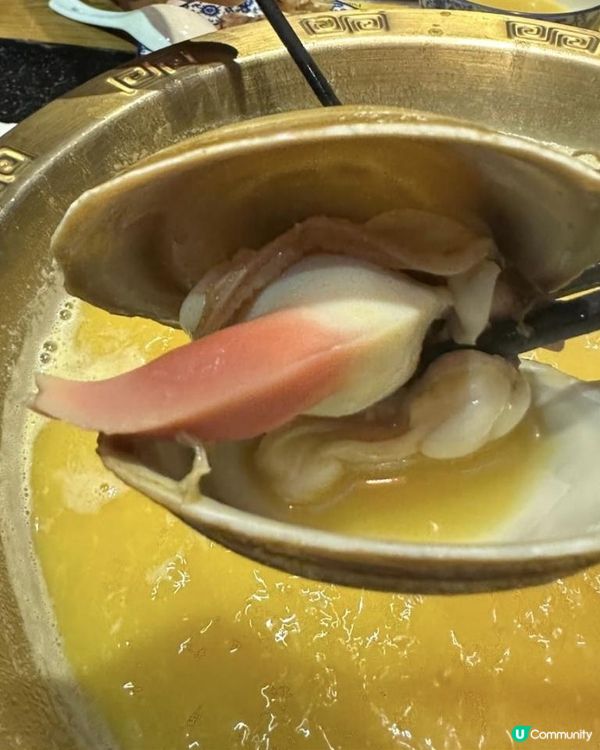 🩷古色古香宮廷風火鍋🍲足料玲瓏浮凸花膠雞湯鍋🤤