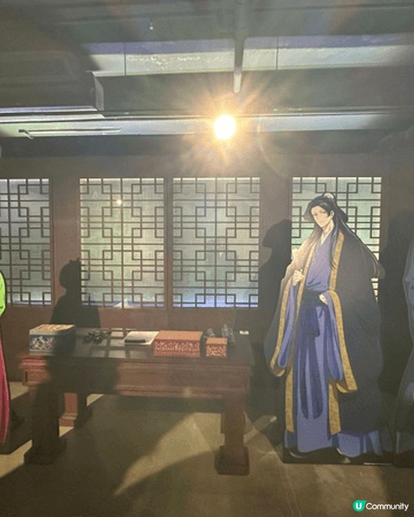 藥師少女展,展入面有好多動畫場景可以一齊影相,都有不同複製原...