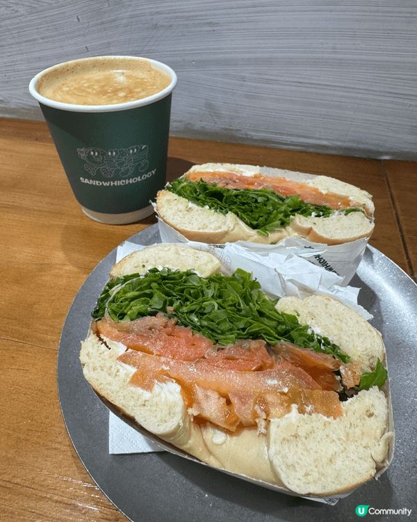 位於尖沙咀既SANDWICHOLOGY有多種口味既bagel...