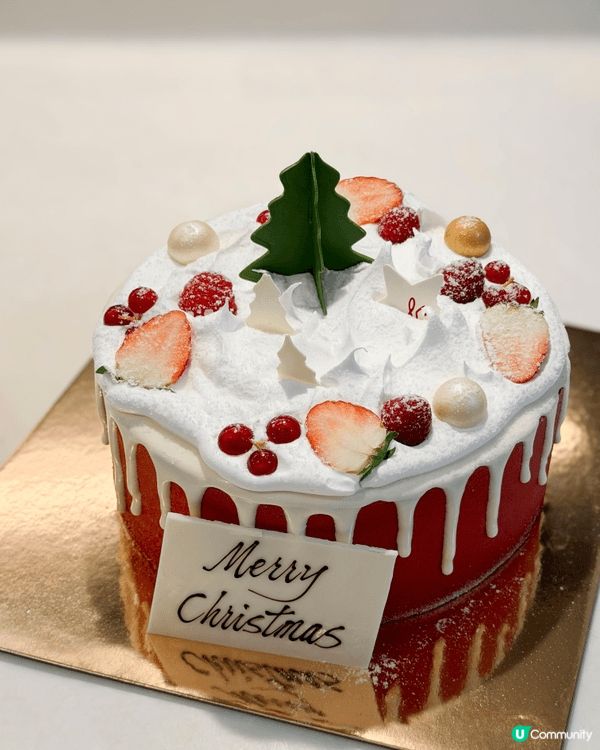 聖誕節緊係要有蛋糕 仲要係agnes b嘅🫶🏻🥳🎅🏻...