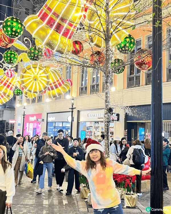 灣仔利東街聖誕裝飾美侖美換、繽紛璀燦！最適合一家大細來打卡！...