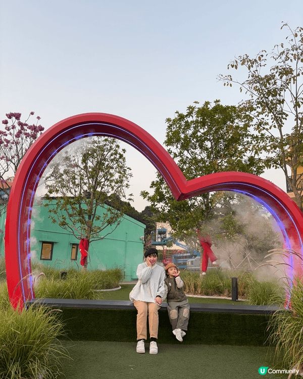 媽咪帶左我去馬灣打卡😍咁岩準備日落🌄