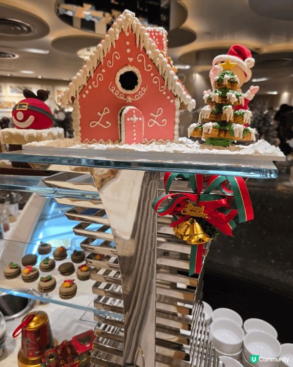 朗延酒店自助晚餐，充滿節日氣氛，食物種類多，即開生豪新鮮，還...