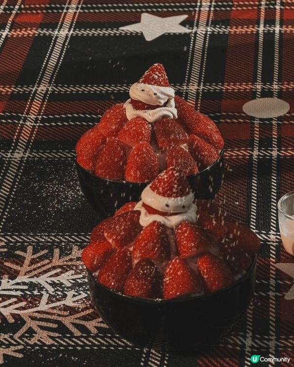 今日去食四面泰仍有供應聖誕甜品，草莓沙冰和芒果糯米飯都好好味...