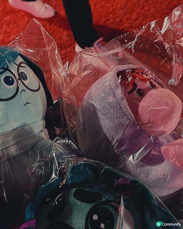 這是去年aia嘉年華的照片，在攤位遊戲贏到了幾個公仔！很適合...