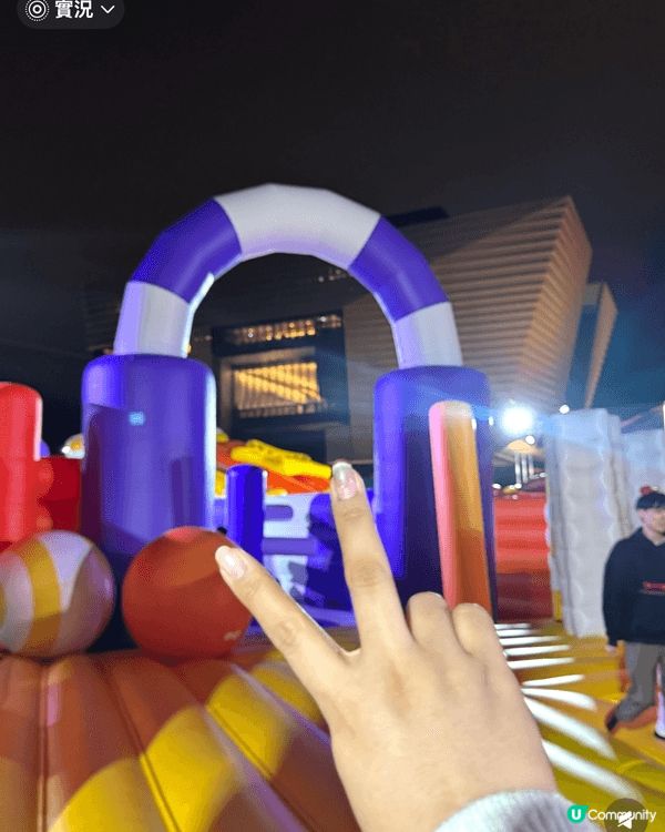 今個週末同屋企人去西九龍的MerryBallon遊樂場玩，場...