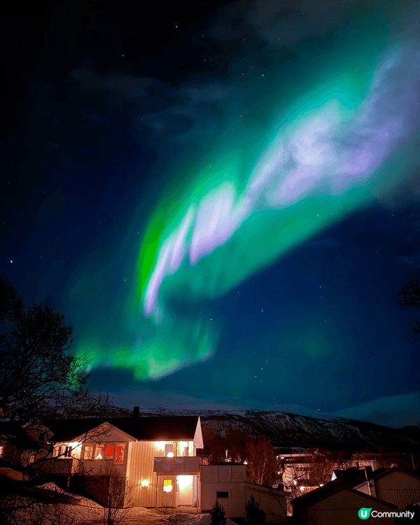 於挪威🇳🇴Tromsø追的極光，唔使跟追極光團隊都可以自己追...