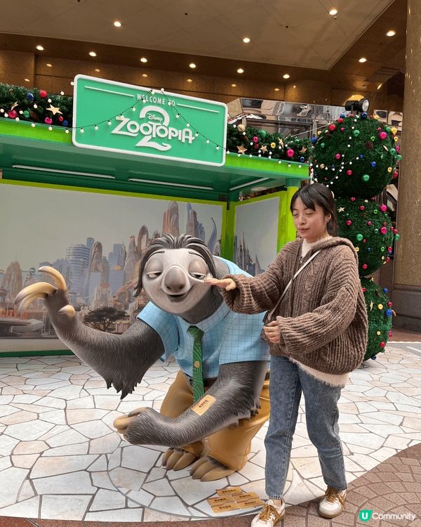 Times Square 的zootopia 展覽相當有趣，...