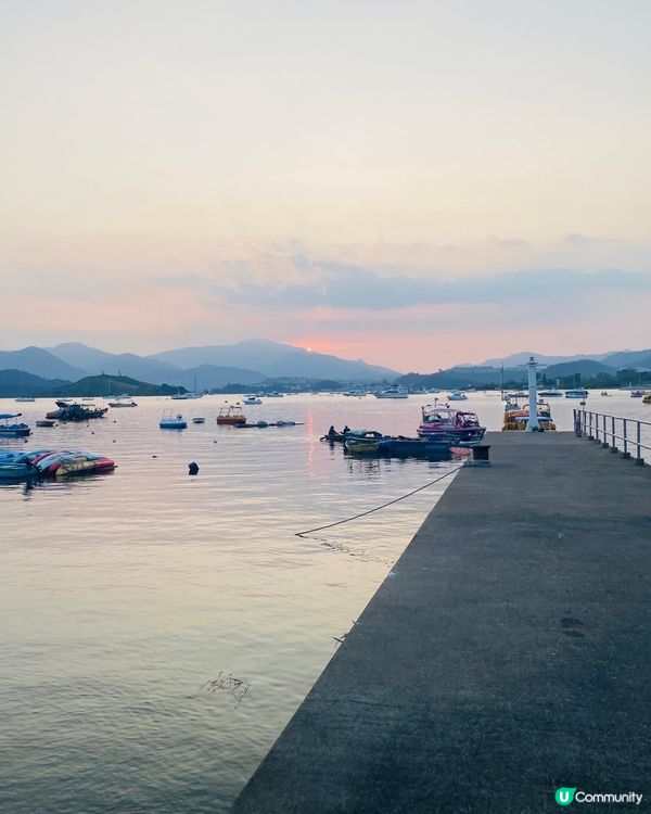 假期好去處——大美督踩單車睇日落享受家庭樂