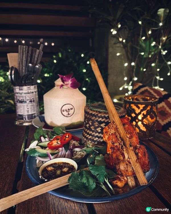 灣仔戶外度假風🌴🍹 椰林樹影泰國菜