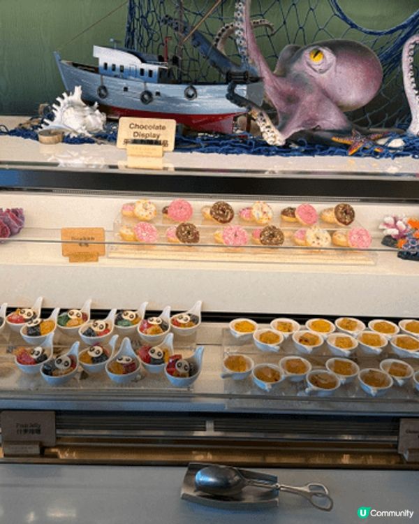 富麗敦海洋公園酒店自助午餐！超萌熊貓公仔陪你開餐＋高質海鮮甜...