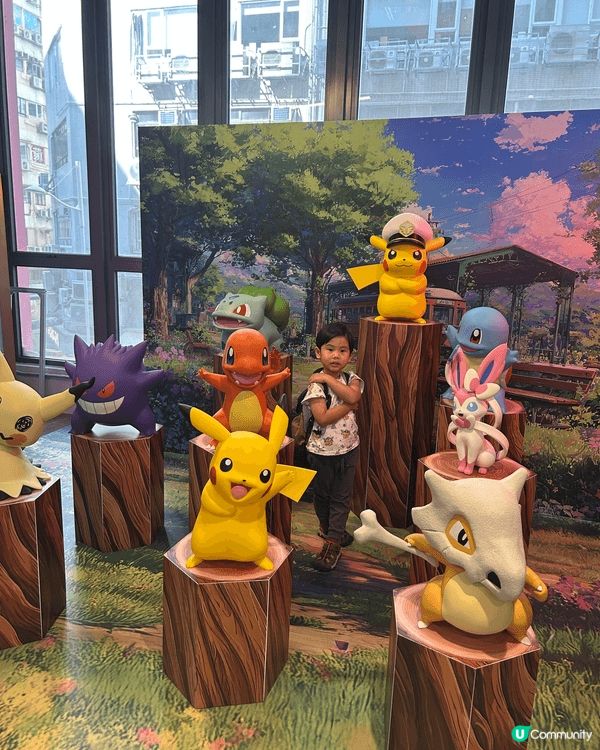 今日帶仔仔去咗D2Place到睇pokemon展覽，一去到見...