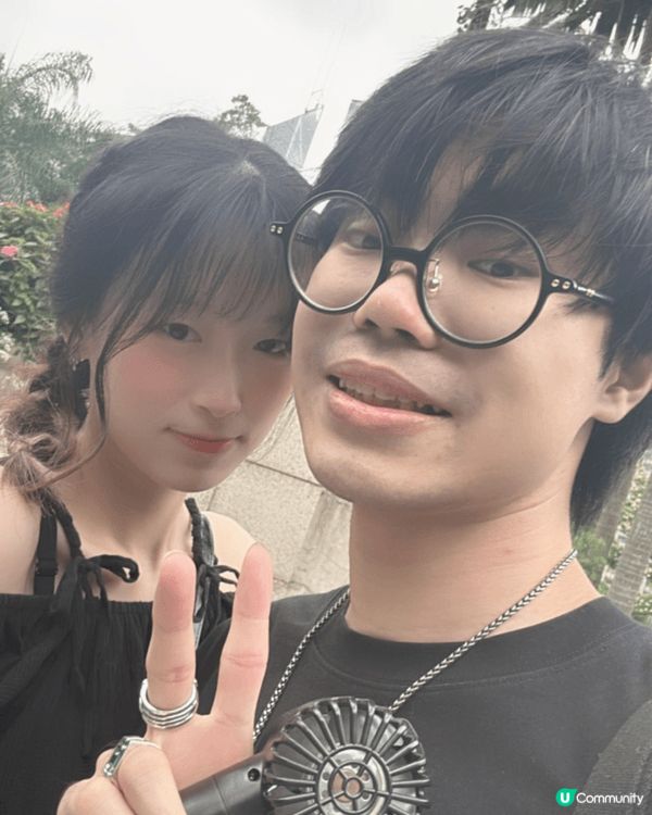 我和男朋友在上年五月二十日的節日去了香港動植物公園，因為當時...