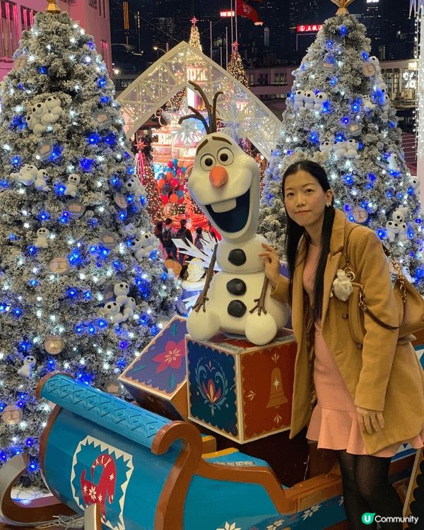 尖沙咀海港城迪士尼聖誕裝飾🎍。感受聖誕氣氛！開心滿足！影相打...