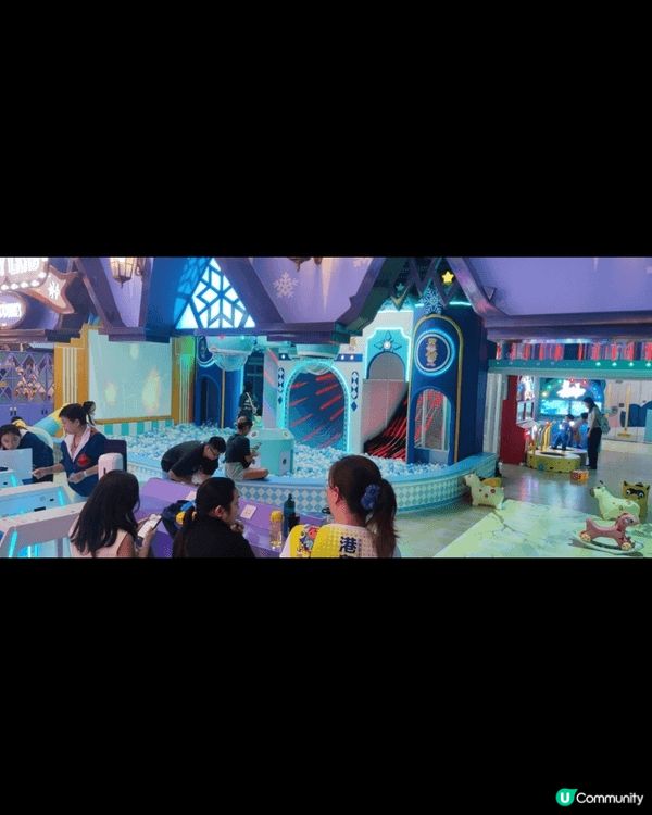 最近新開在灣仔合和商場的歡樂天地非常多遊樂設施，而且有小朋友...