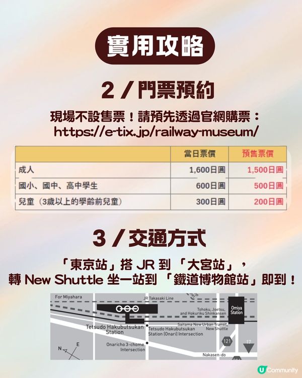 【東京近郊親子遊】鐵道迷天堂！🚂埼玉大宮鐵道博物館攻略 🚄