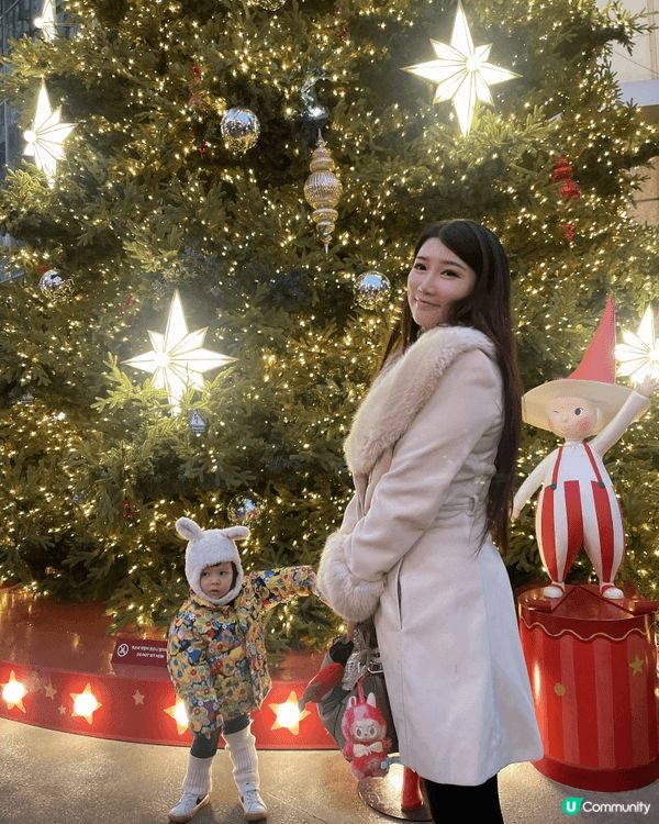 韓國🇰🇷過聖誕也是氣氛滿滿！大大棵聖誕樹🎄任影唔嬲！
