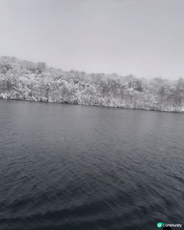 克羅地亞十六湖的冬天雪景，真係好靚，所有的樹枝都覆蓋了白雪，...
