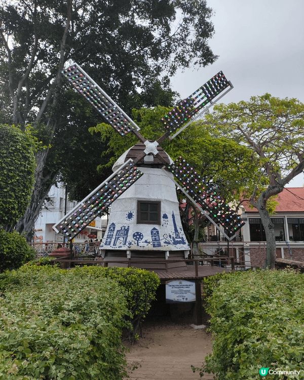 馬來西亞馬六甲的紅色教堂，即基督教堂，建於1753年，由荷蘭...
