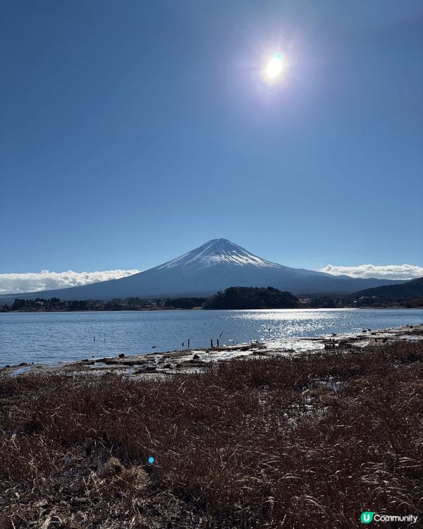首次看到如此清晰的富士山景，令我十分感動。在日本Costco...