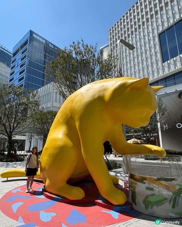 深圳灣萬象城有很多得意打卡位，沿商場一帶都可以找到貓足跡，非...