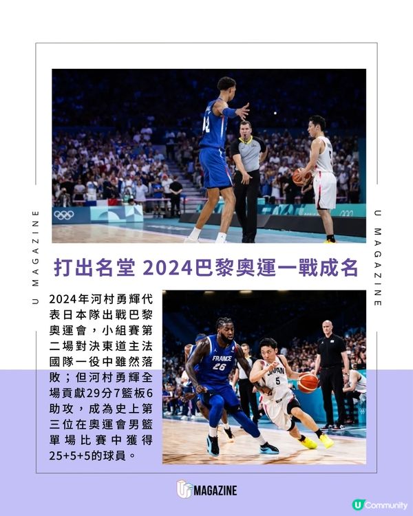 真人版「宮城良田」河村勇輝 簽約芝加哥公牛回歸NBA