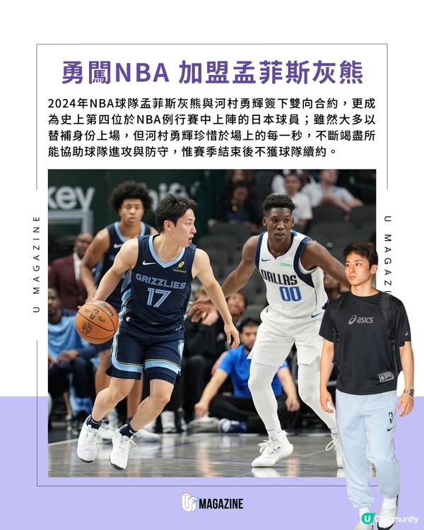 真人版「宮城良田」河村勇輝 簽約芝加哥公牛回歸NBA