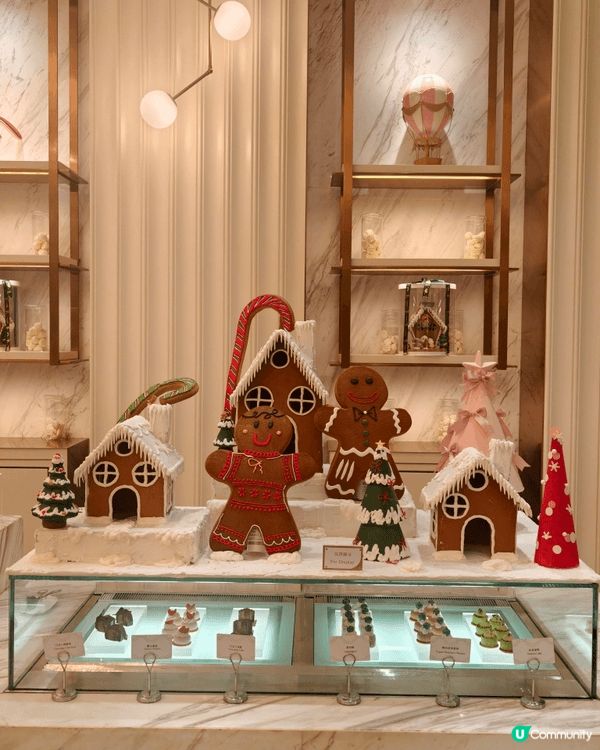 真的糖果屋，深圳朗廷酒店的甜品店有真的薑餅人屋，遠遠聞到香噴...