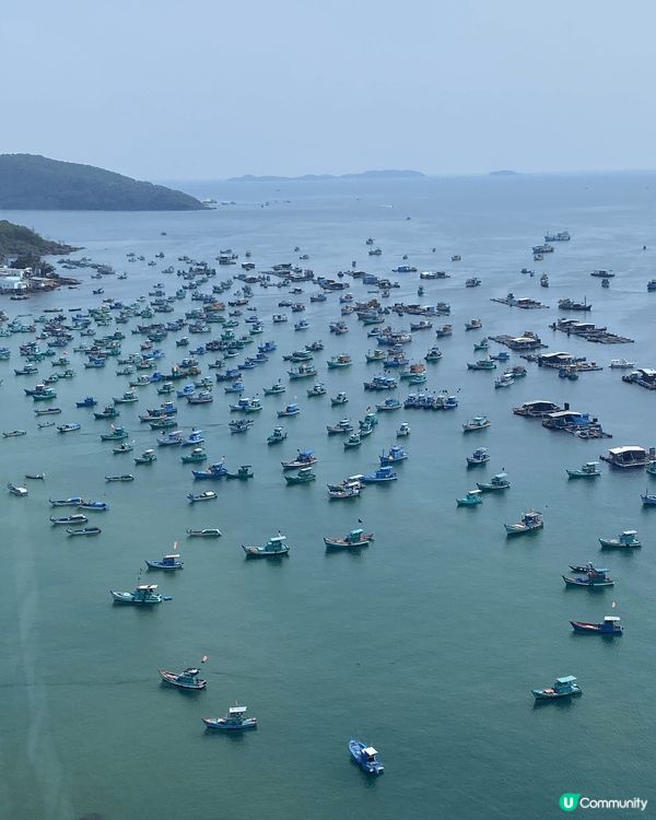 越南富國島全球最長纜車，車程15分鐘，一定可以克服畏高嘅恐懼...
