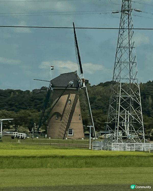 在歐洲國家看見風車是很平常，但在東京看見就真的見。#OK即刻...