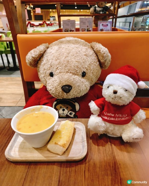 熊仔陪食西餐！🐻🍽️✨