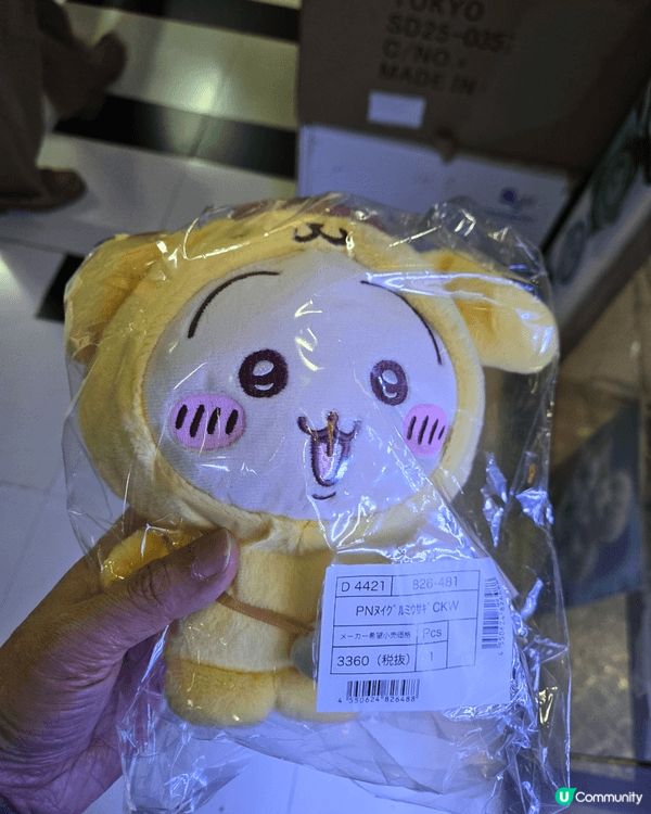 自從睇過chiikawa 動畫同漫畫後，就開始買兔哥嘅產品，...