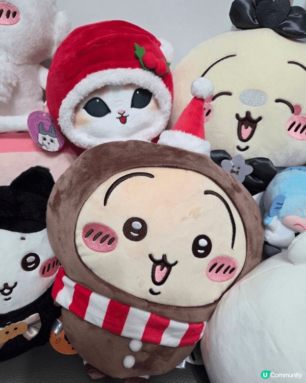 幸運地每次去夾公仔都夾到新款Chiikawa，小朋友都好鐘意...