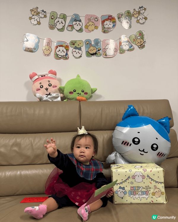 由出世到而家一歲，都好鐘意chiikawa, 尤其是鍾意小八...