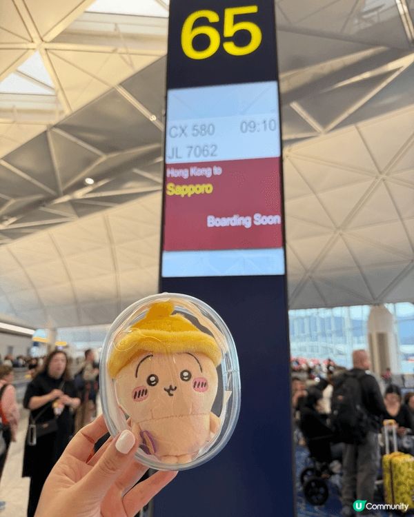 今次帶咗秋日兔哥一齊去札幌東京之旅！玩夾公仔仲夾到秋日小八一...