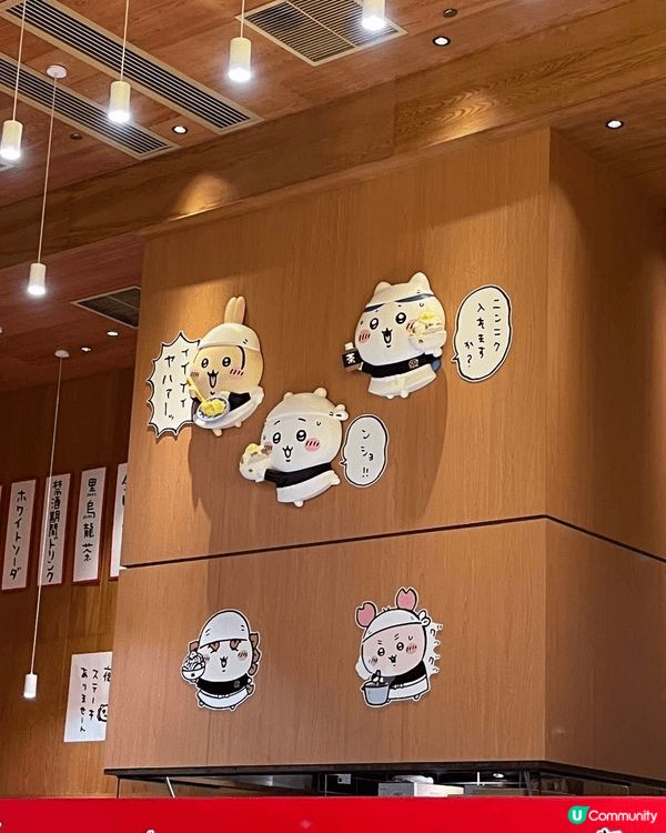 去咗朗豪坊專門店拉麵嗰度有好多位可以打卡仲有我最鍾意嘅小八貓...