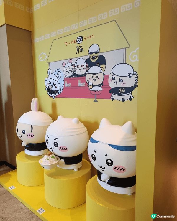 無論是餐廳還是商場，都有好多chiikawa為主題嘅打卡位。...