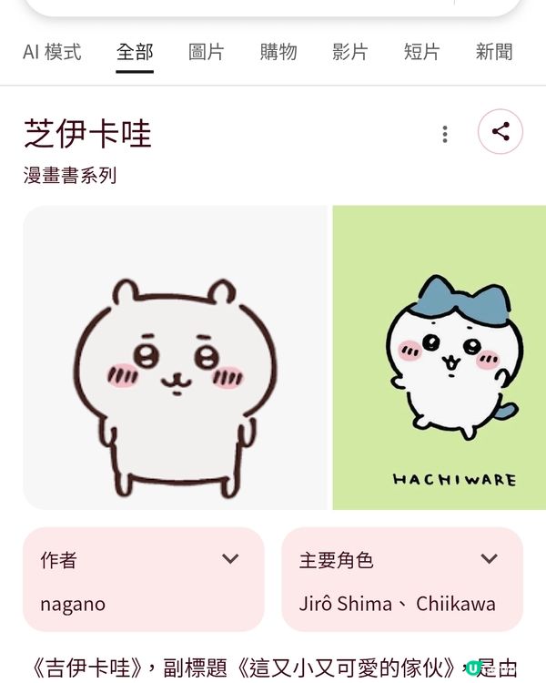 在香港的日本網上購買chiikawa ，因為匯率好平所以可以...