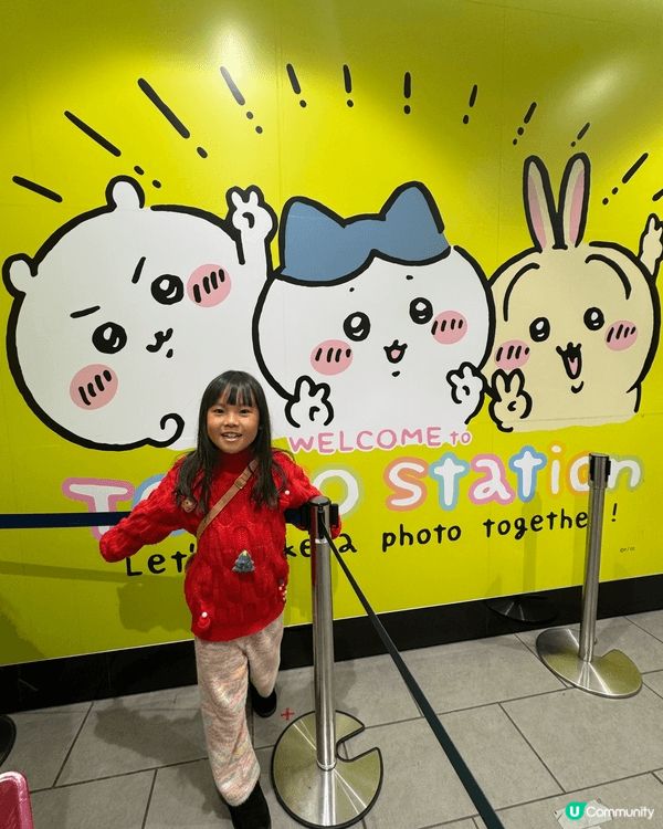 今年的聖誕假期，帶了女兒去東京旅行，女兒喜歡Chiikawa...