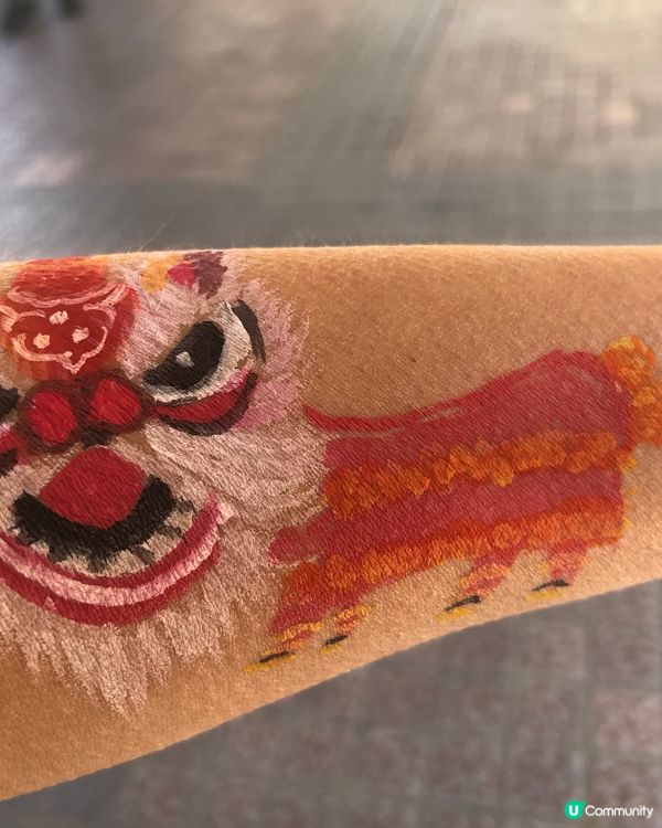 醒獅桃花，新年畫出好意頭！🧧🎨